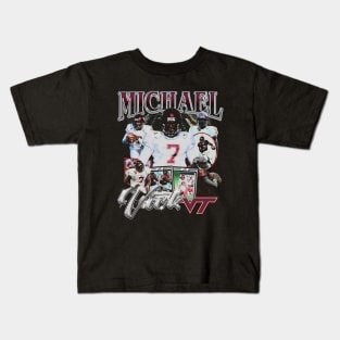 Michael Vick College Vintage Bootleg Kids T-Shirt